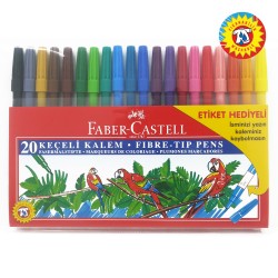 Faber Castell Keçeli Kalem 20’li Poşet Faber Castell Keçeli Kalem 20’li Poşet